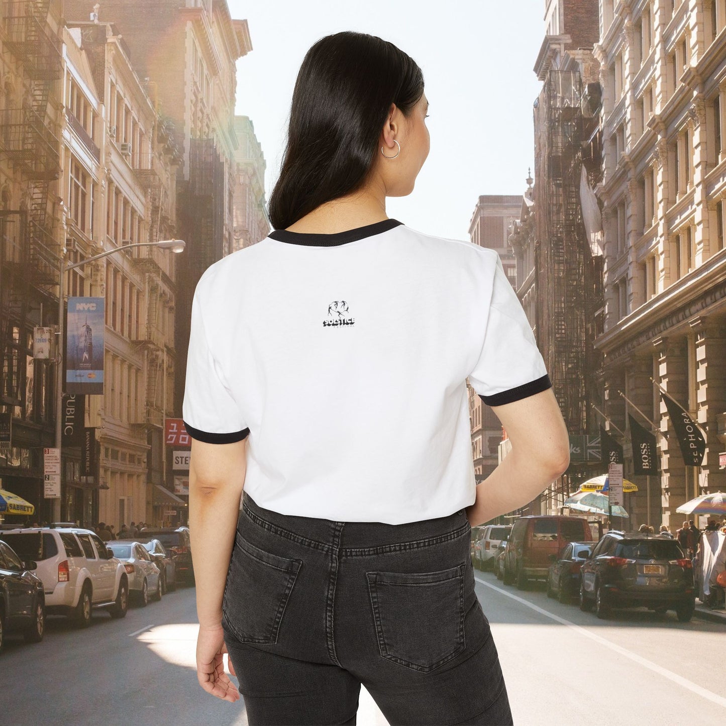 Unisex Cotton Ringer T-Shirt