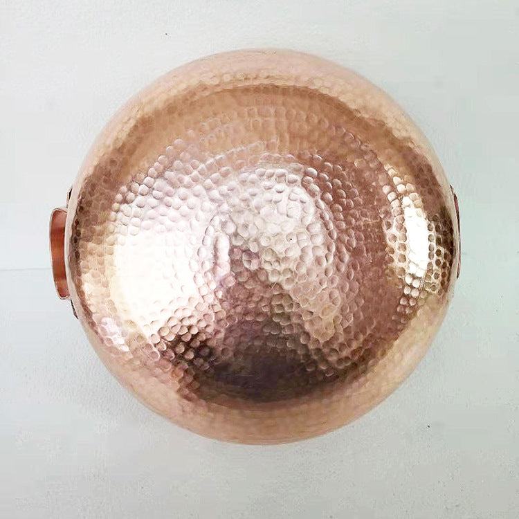 Handmade non-stick copper pot