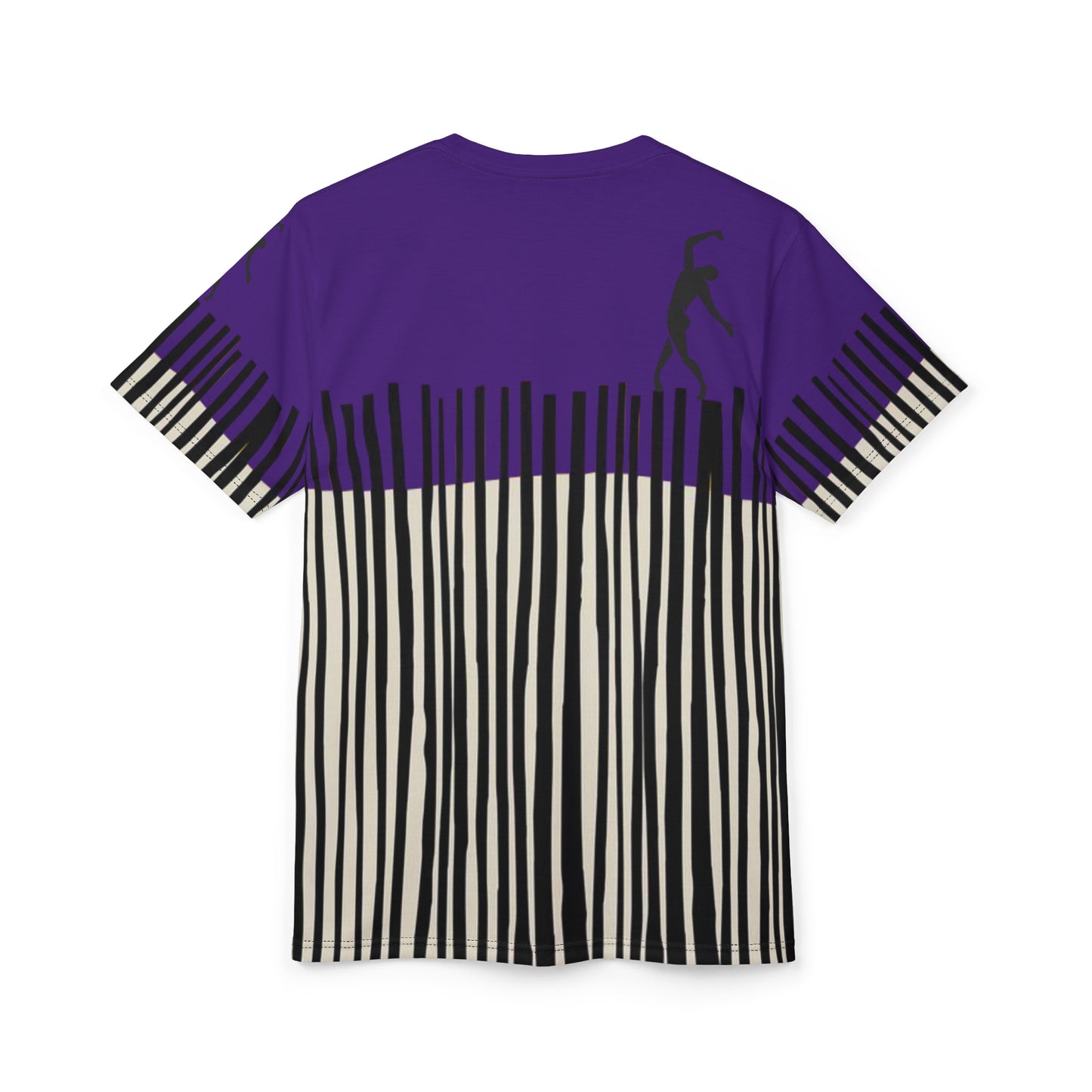 SOLSTICE Bamboo purple Unisex Cut & Sew  Tee (AOP)