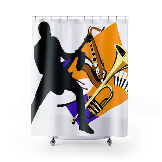 SOLSTICE Shower Curtain music  8