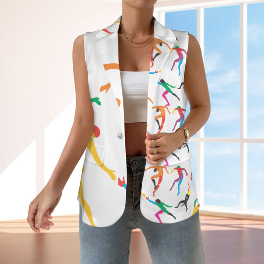 Women's Sleeveless Blazer popular fashion