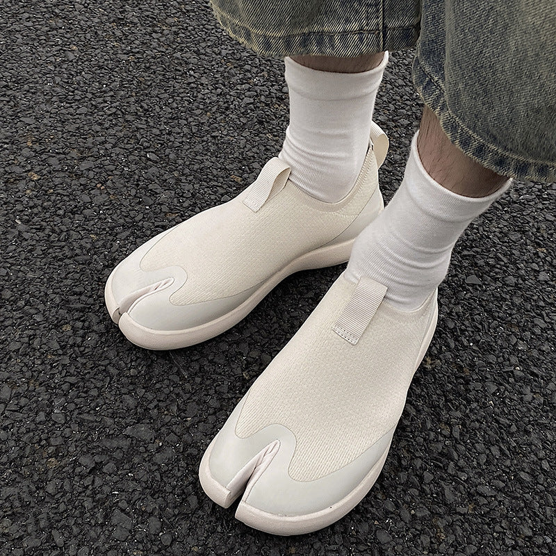 Infashion Lightweight Soft Bottom Loafers Split Toe Half Solstice Style Slippers