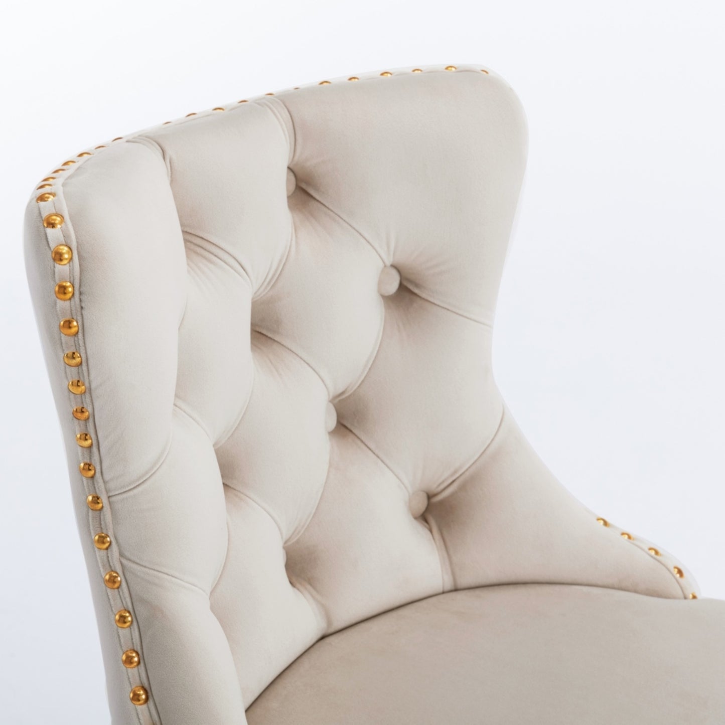 Golden Swivel Velvet Barstools Adjusatble Seat Height From 25-33 Inch