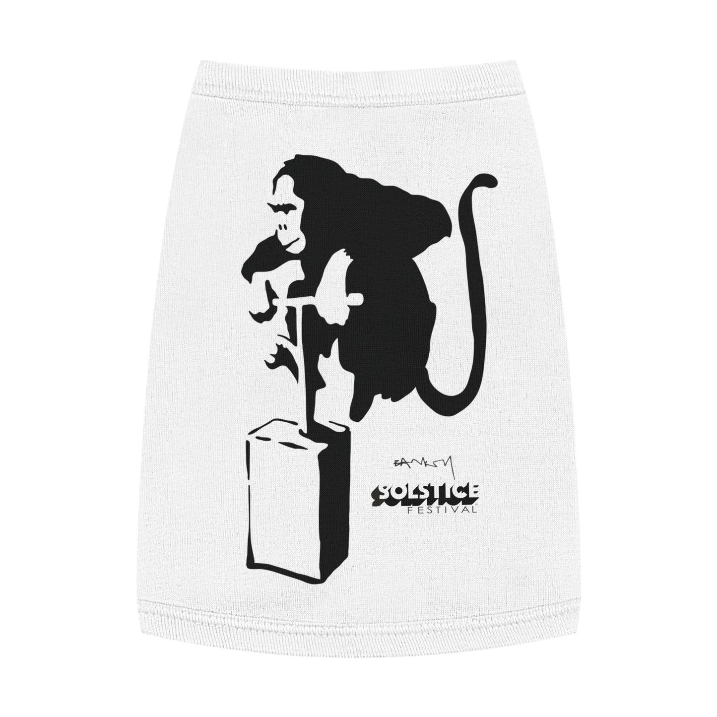 BANSKI MONKEI explode SOLSTICE FESTIVAL Pet Tank Top