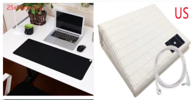 Sleep well, tangerine dreams with  Grounding Silver Cotton Bed Sheet Grounding Mat Anti-static Bed Sheet
