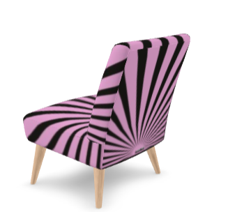 SOLSTICE Red Pop Art Sun Rays armchair 10 colors options