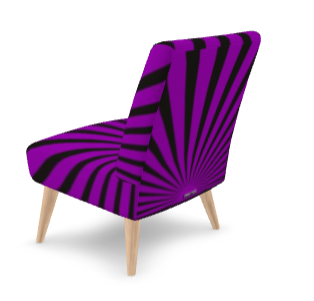 SOLSTICE Red Pop Art Sun Rays armchair 10 colors options