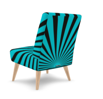 SOLSTICE Red Pop Art Sun Rays armchair 10 colors options