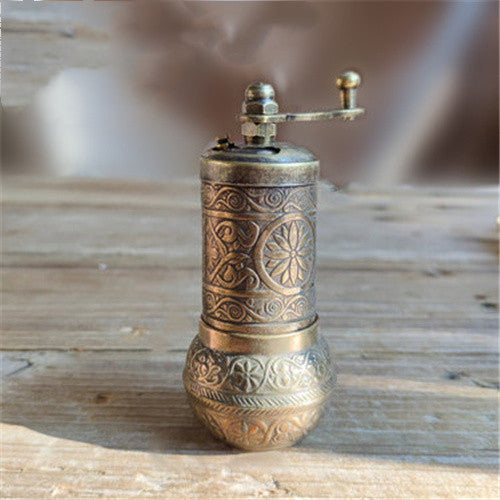 Pepper Copper Alloy Manual Grinding Device Portable Kitchenware