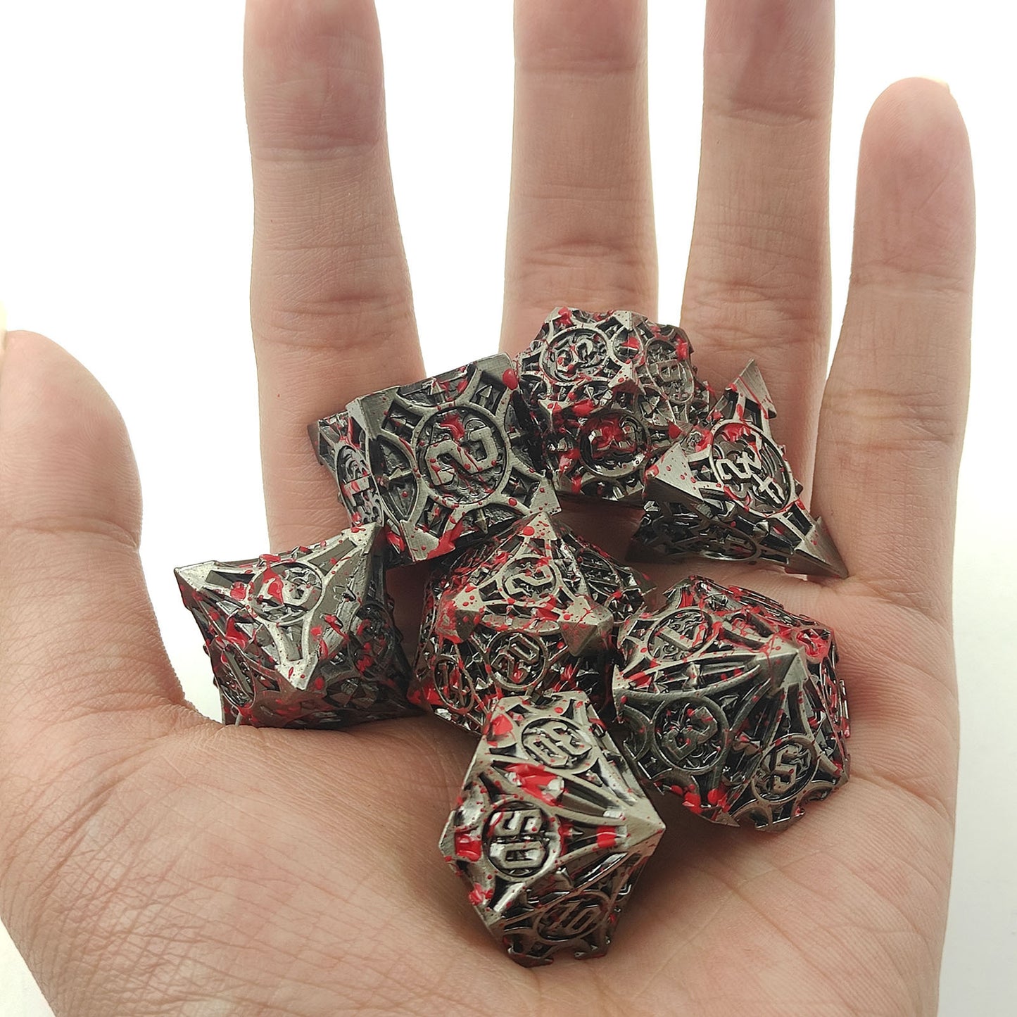 Board Game Props Pure Copper Metal Solid Dice