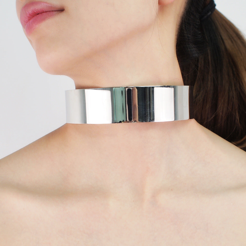 Choker Collar Alloy Women