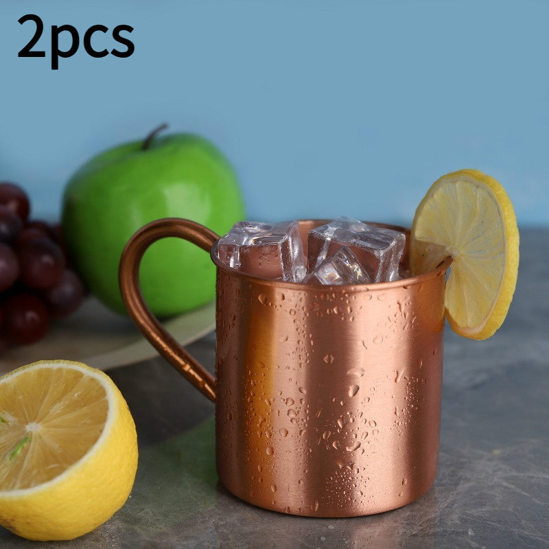 Copper Wine Glass Cocktail Mug Bar Cold Drink Pure Copper Cup