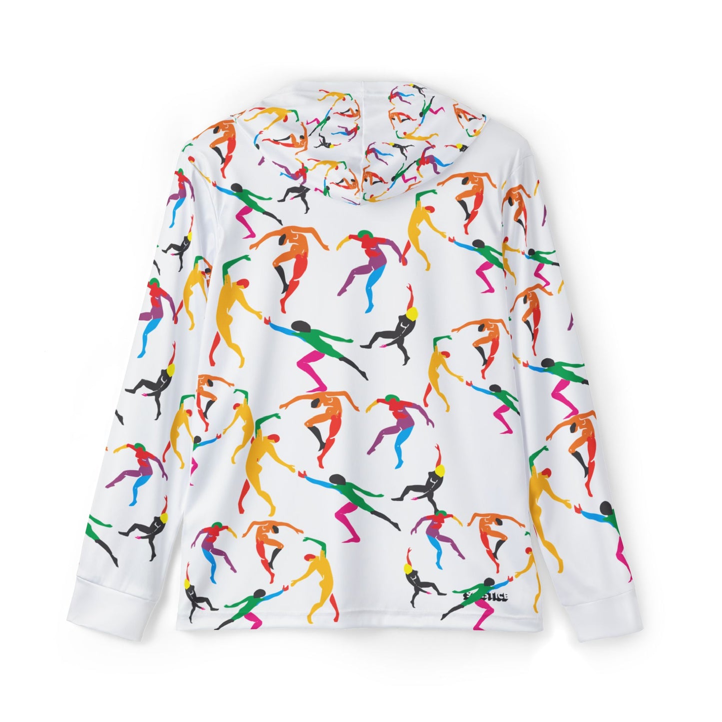 Men's SOLSTICE DANCE Sports white Warmup Hoodie (AOP)