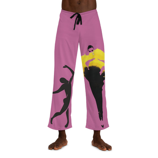 SOLSTICE Fashionist 2 Men's Pajama pink Pants (AOP)