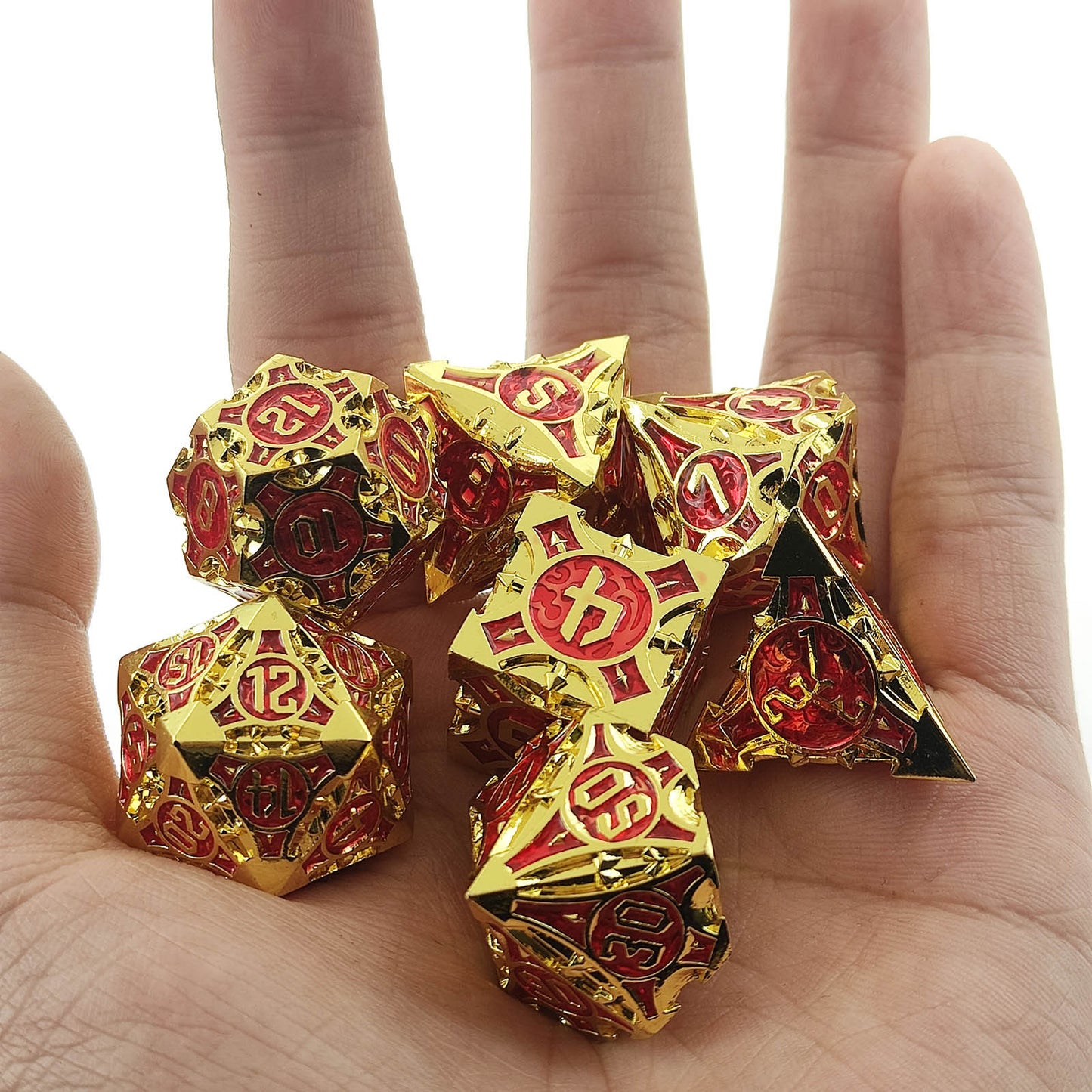 Board Game Props Pure Copper Metal Solid Dice
