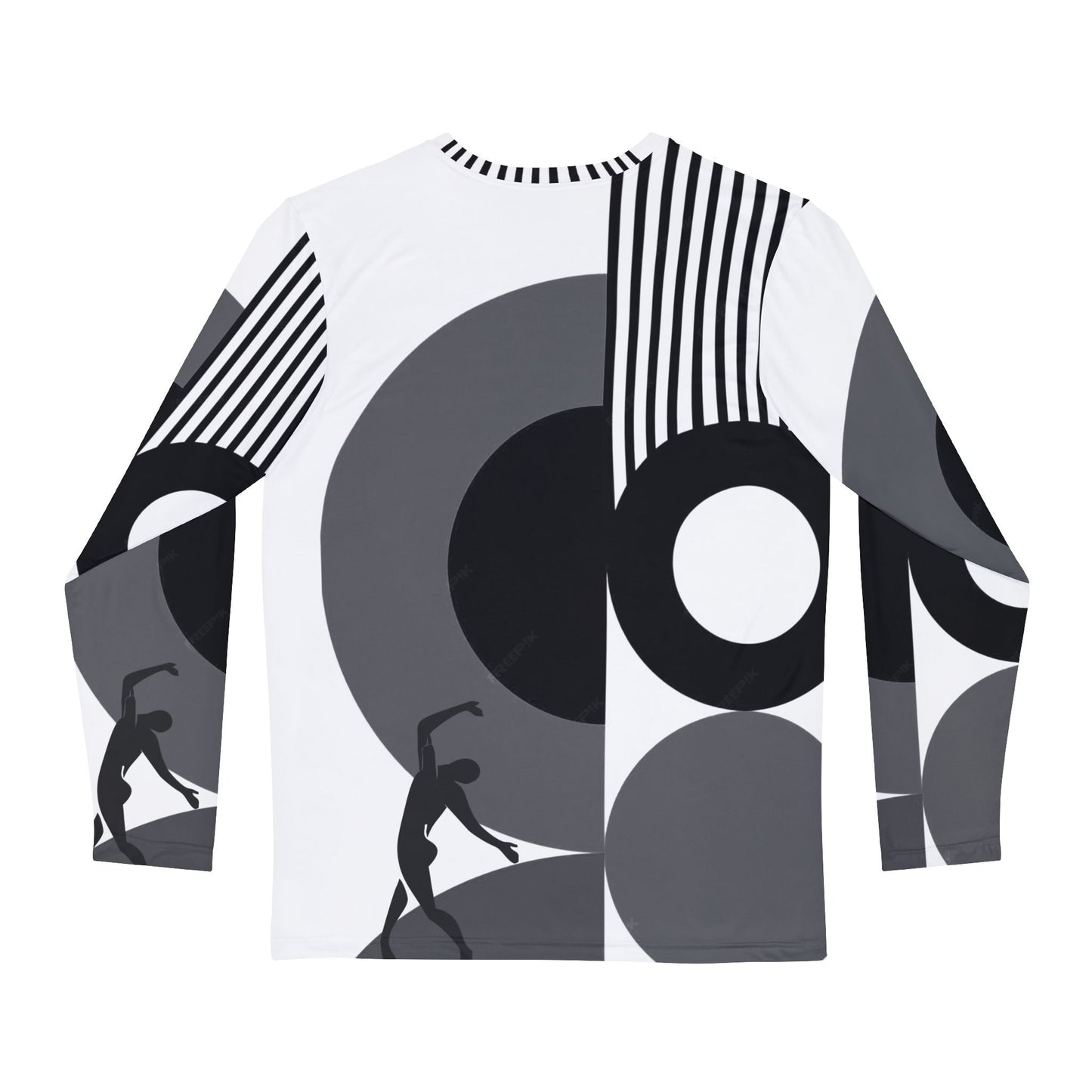 Men's SOLSTICE BAUHAUS Long Sleeve Shirt white (AOP)