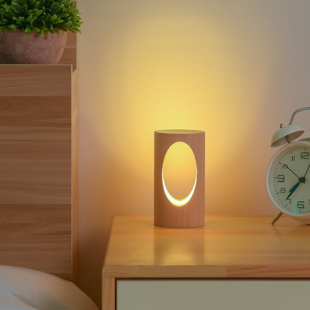 Cool Solid wood LED reading lamp