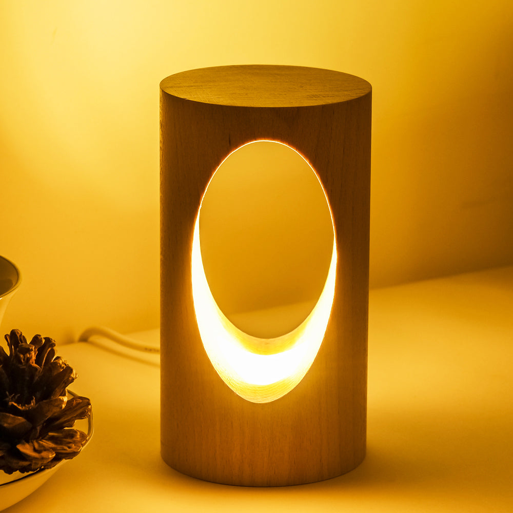 Cool Solid wood LED reading lamp