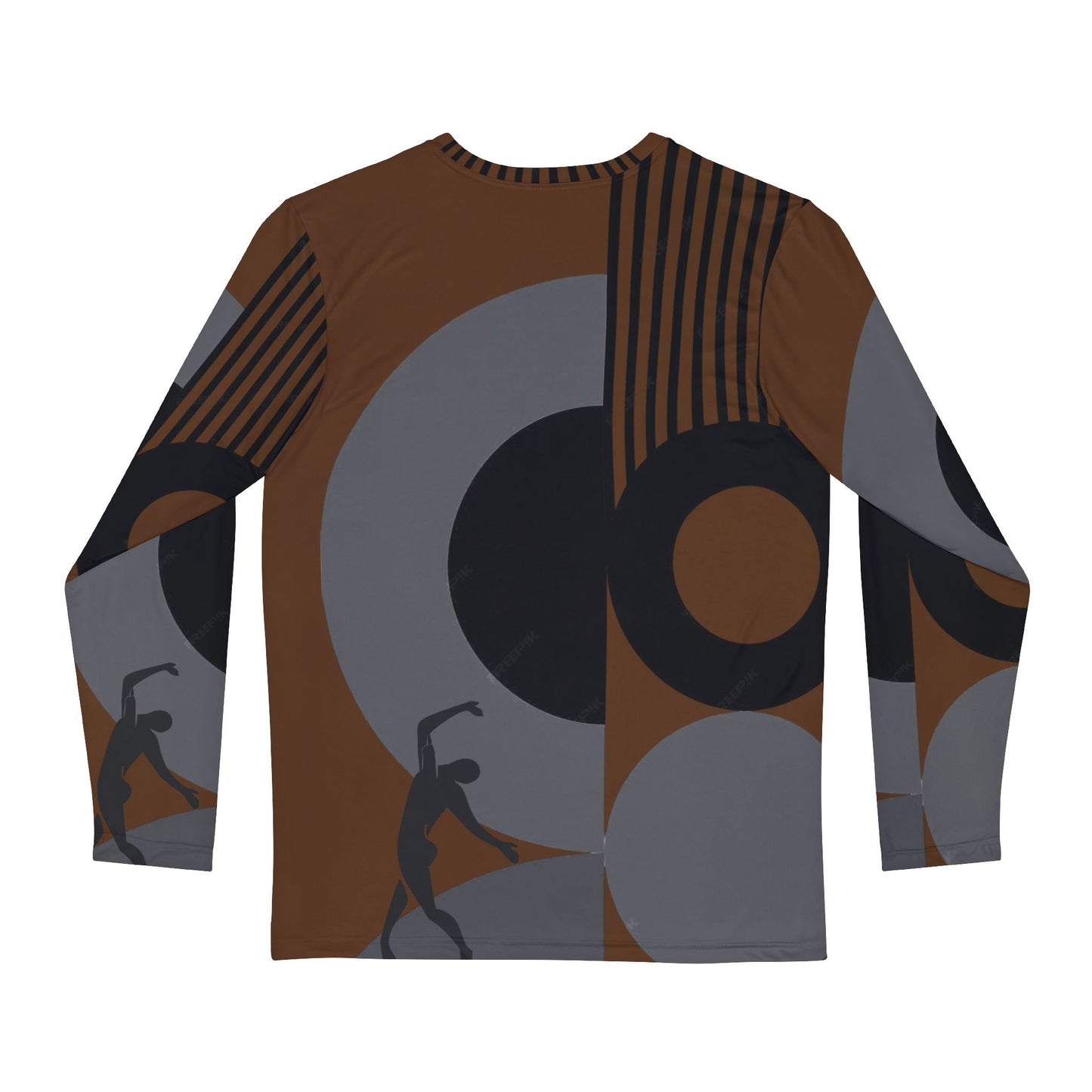 Copy of Men's SOLSTICE BAUHAUS Long Sleeve Shirt white (AOP)