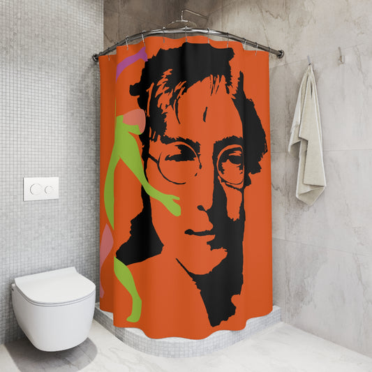 SOLSTICE Lennon Shower Curtain 6