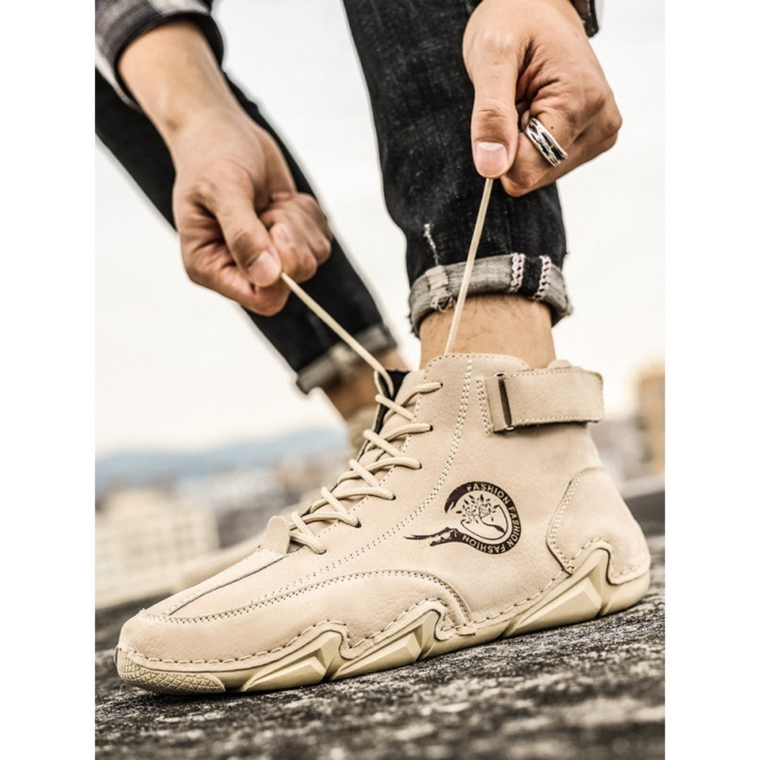Men's Mid-top Casual Flat Cotton Solstice Style Shoes