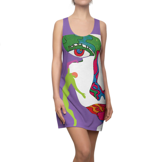 Women's POP ART Cut & Sew Racerback Dress (AOP)