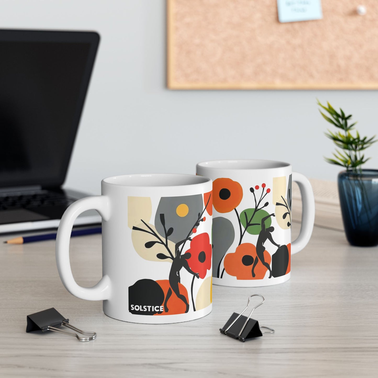 Matisse Flowers & dancers Ceramic Mug — Coffee Cup (11oz, 15oz)