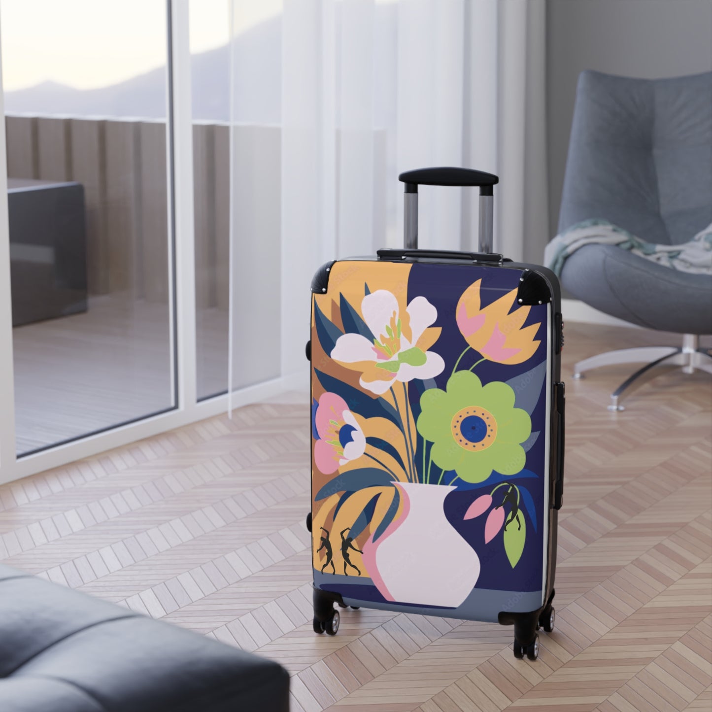 SOLSTICE Matisse Still life with flowers Suitcase
