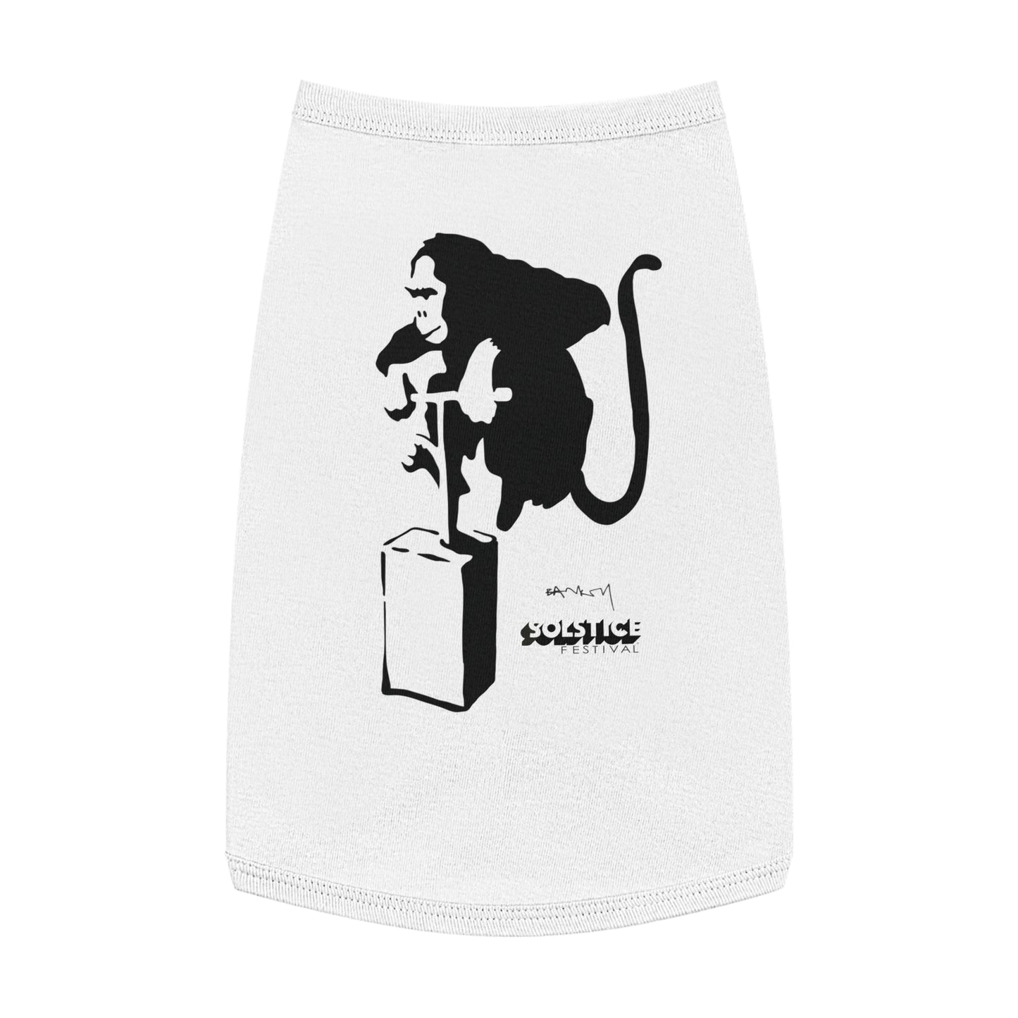 BANSKI MONKEI explode SOLSTICE FESTIVAL Pet Tank Top