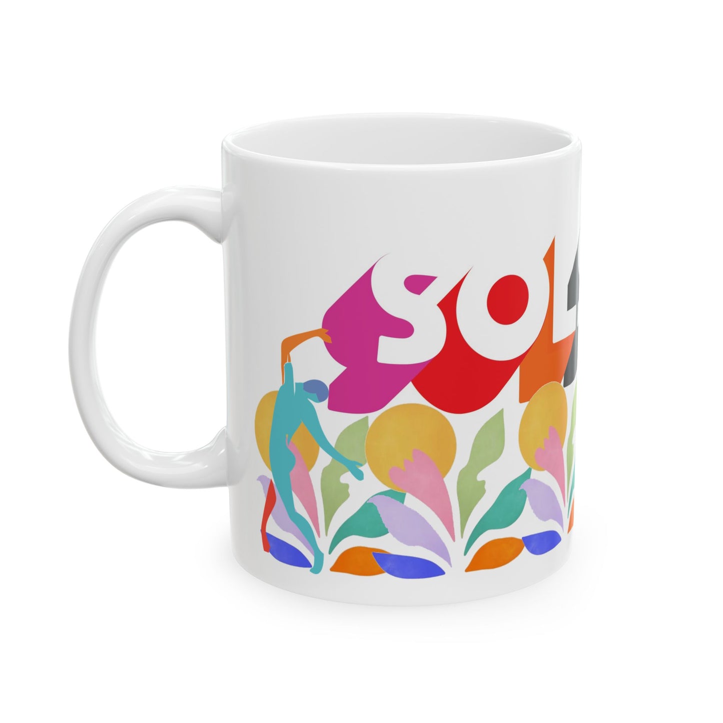 Matisse Garden Sun Ceramic Mug — Personalized Photo & Art Coffee Cup (11oz, 15oz)