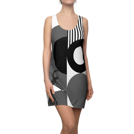 Women's BAUHAUS Cut & Sew Racerback Dress (AOP)