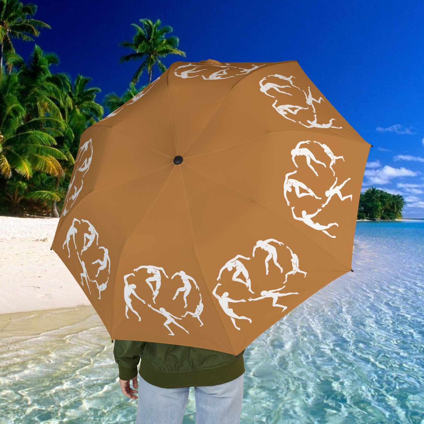 Copy of BLACK SOLSTICE DANCE Semi-Automatic Foldable Umbrella