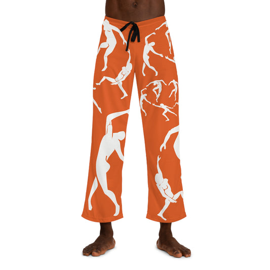 SOLSTICE Matisse Men's orange Pajama Pants (AOP)