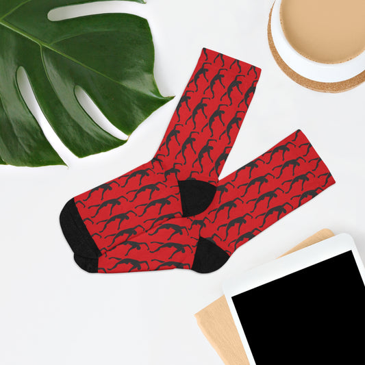 Recycled SOLSTICE red PolyCotton Socks