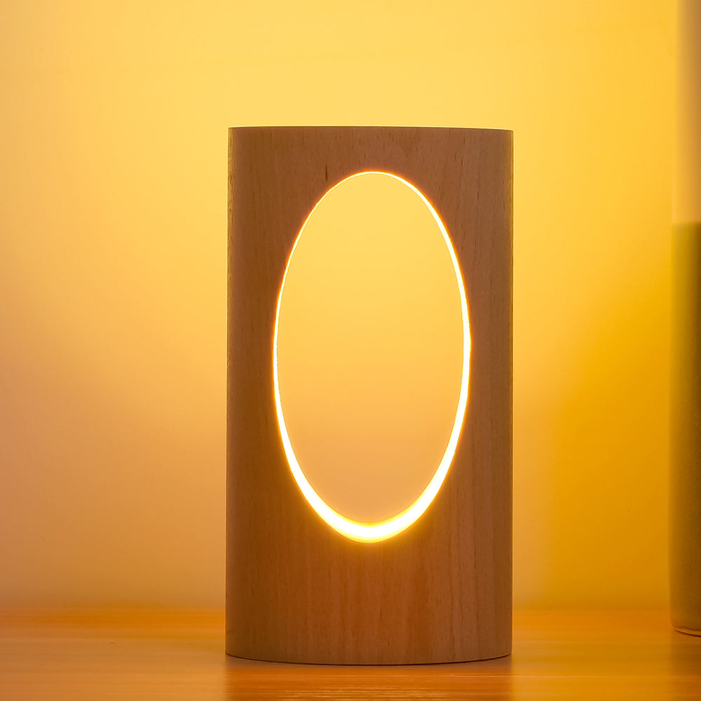 Cool Solid wood LED reading lamp