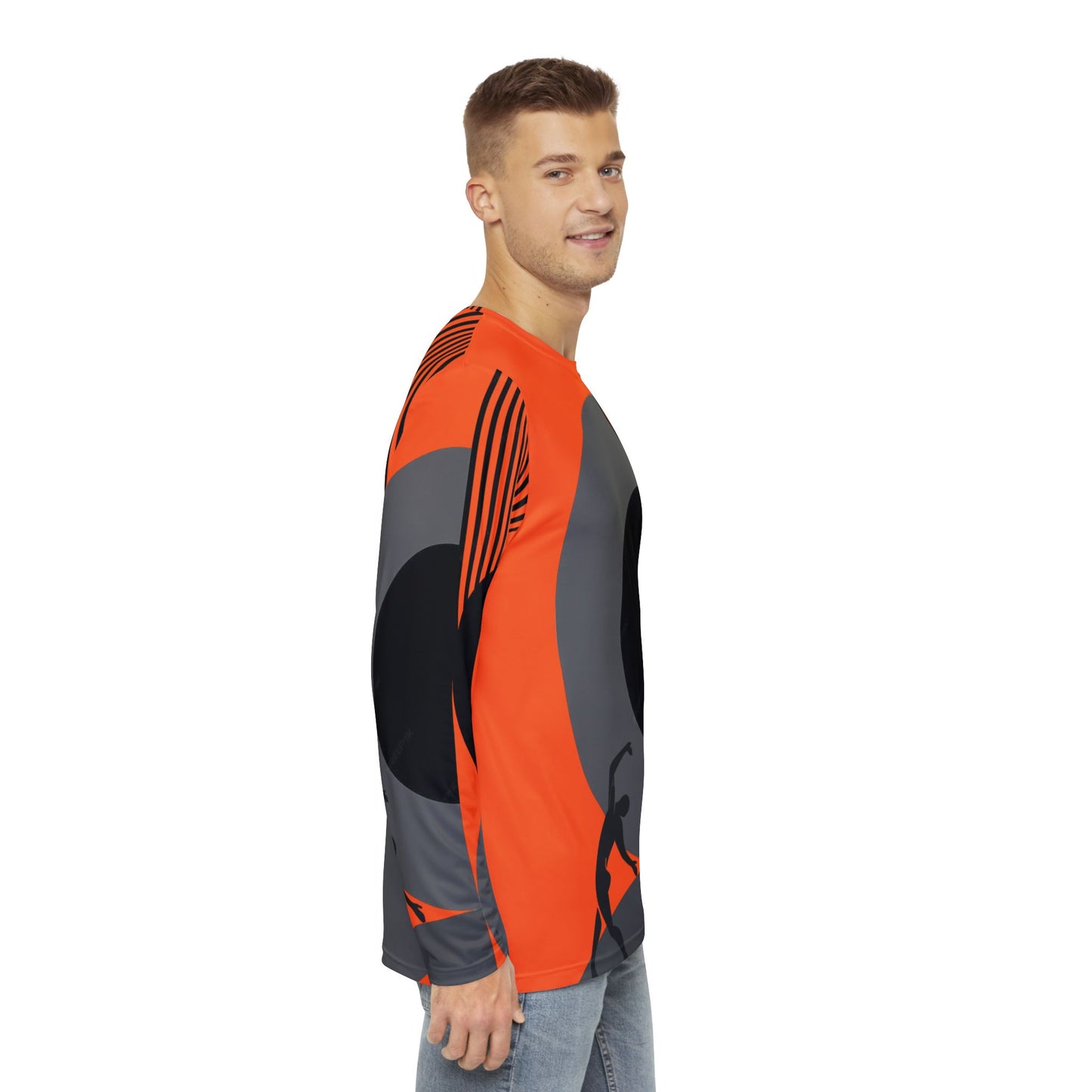 SOLSTICE BAUHAUS Long Sleeve Shirt orange (AOP)