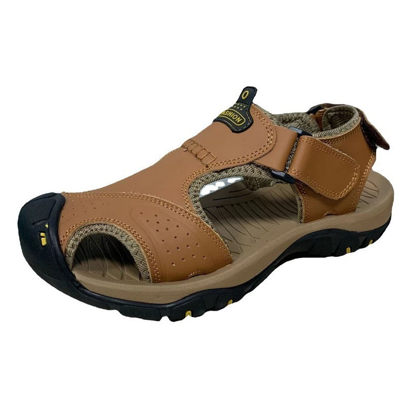 Leather Summer Casual Beach Men Closed  Toe Solstice Style Shoes