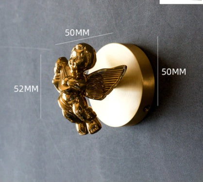 Retro Copper Punch-Free Animal Hook/ Nordic Light Luxury