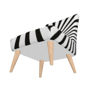 SOLSTICE Pop Art Sun Rays  Armchair by AFANADOR