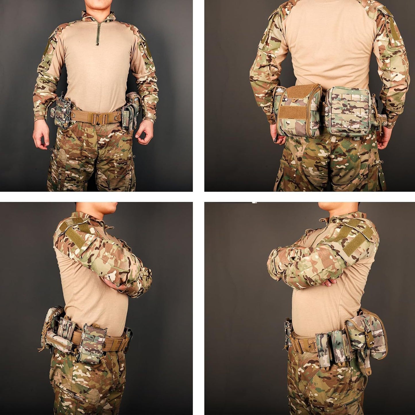 Waist Seal Eight-piece Set Quick Release Equipment Waist Bag Outdoor Patrol Multi-functional Tactical Belt Wholesale