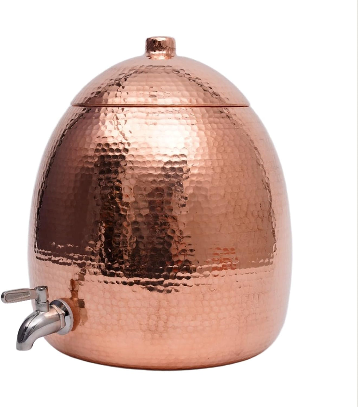2.5 Gallon Hand-Hammered 100% Pure Copper Water Dispenser