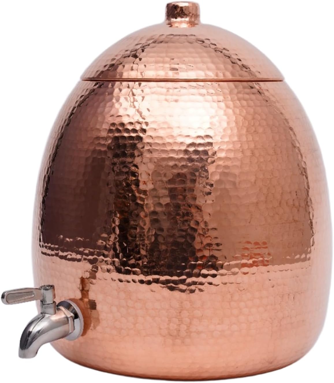 2.5 Gallon Hand-Hammered 100% Pure Copper Water Dispenser