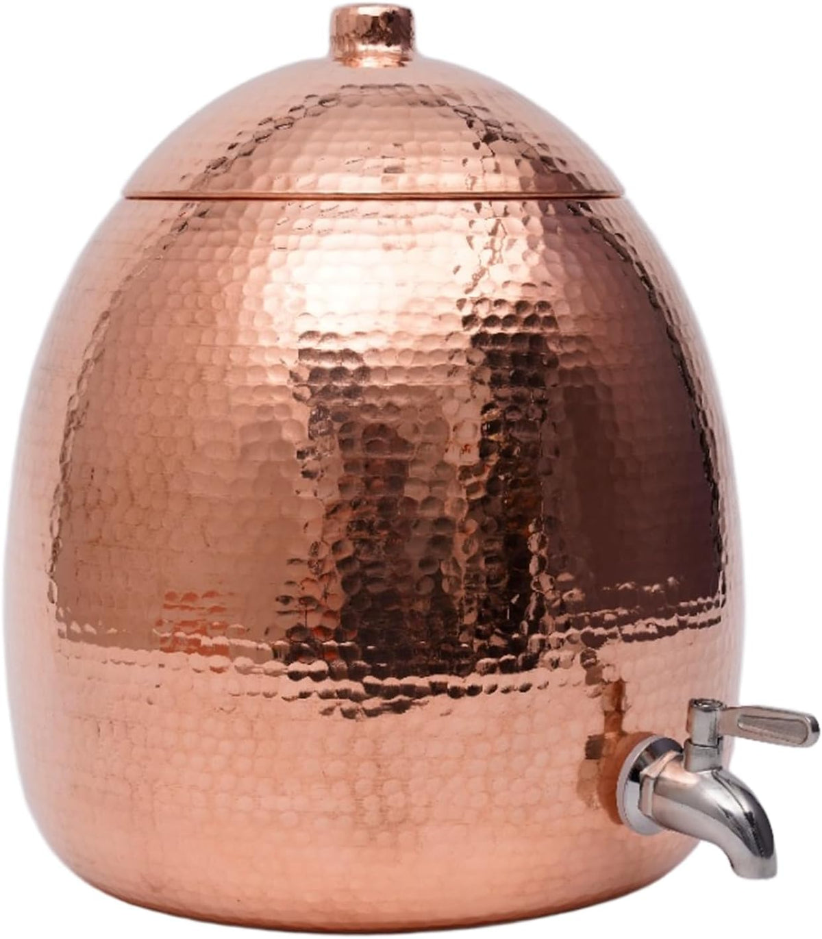 2.5 Gallon Hand-Hammered 100% Pure Copper Water Dispenser