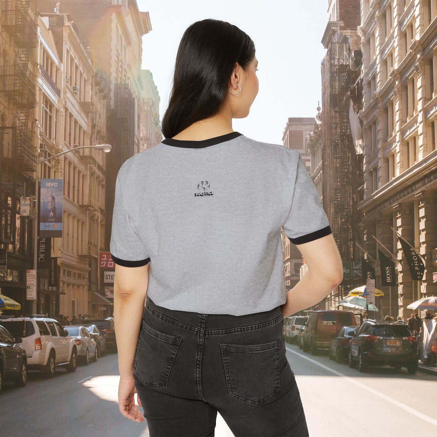 Unisex Cotton Ringer T-Shirt