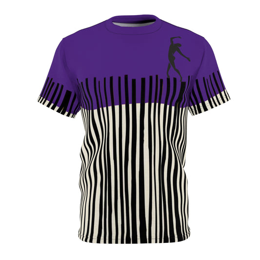 SOLSTICE Bamboo purple Unisex Cut & Sew  Tee (AOP)