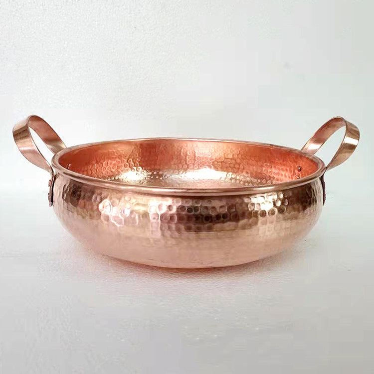 Handmade non-stick copper pot