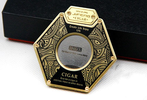 Hexagonal Copper Steel Cigar Scissors