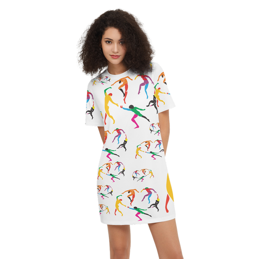 Women's SOLSTICE Short-Sleeve T-Shirt Dress-Heavyweight 225g