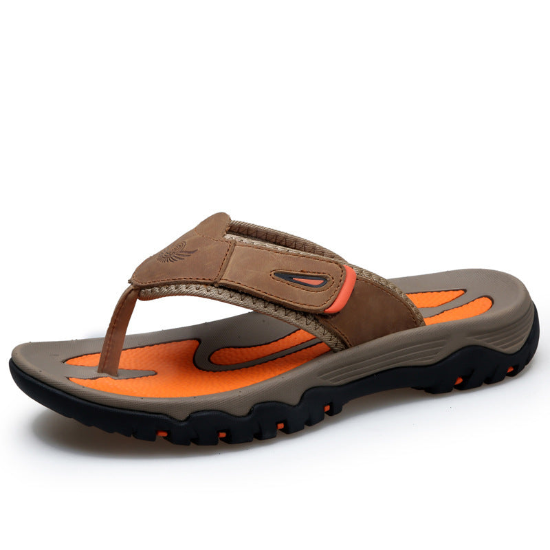 Solstice Sandals Large Dock Layer Cowhide Men's Flip-flops