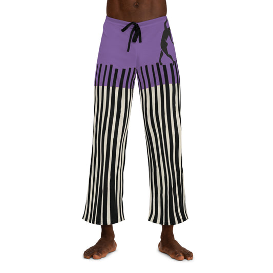 SOLSTICE Bamboo Men's Pajama Light Purple Pants (AOP)